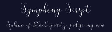 Symphony Script by Great Studio — Script Handwritten Font — thumbnail 2