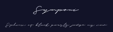 Symponi by Fiqiart — Script Handwritten Font — thumbnail 2