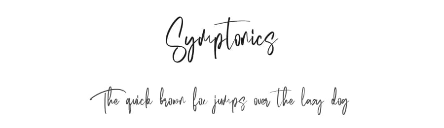 Symptonics by Maulana Creative — Script Handwritten Font