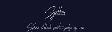Synthia by RantautypeStudio — Script Handwritten Font — thumbnail 2