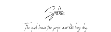 Synthia by RantautypeStudio — Script Handwritten Font — thumbnail 1