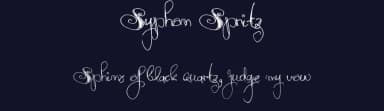 Syphon Spritz by Hanoded — Script Handwritten Font — thumbnail 2