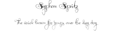 Syphon Spritz by Hanoded — Script Handwritten Font — thumbnail 1