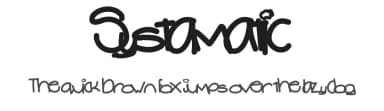 Systamatic by Des Gomez — Script Handwritten Font — thumbnail 1