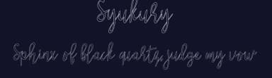 Syukury by Inermedia Studio — Script Handwritten Font — thumbnail 2
