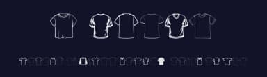 T-shirt by Woodcutter — Dingbats Font — thumbnail 2