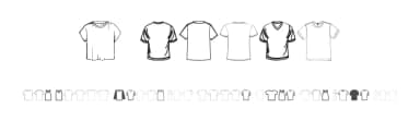 T-shirt by Woodcutter — Dingbats Font — thumbnail 1
