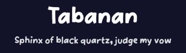 Tabanan by wepfont.com — Script Handwritten Font — thumbnail 2