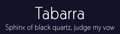 Tabarra by deFharo — Sans Serif Font — thumbnail 2