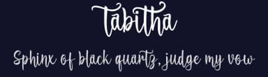 Tabitha by Graphix Line Studio — Script Handwritten Font — thumbnail 2