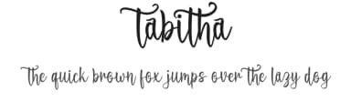 Tabitha by Graphix Line Studio — Script Handwritten Font — thumbnail 1