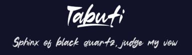 Tabuti by Khurasan — Script Handwritten Font — thumbnail 2