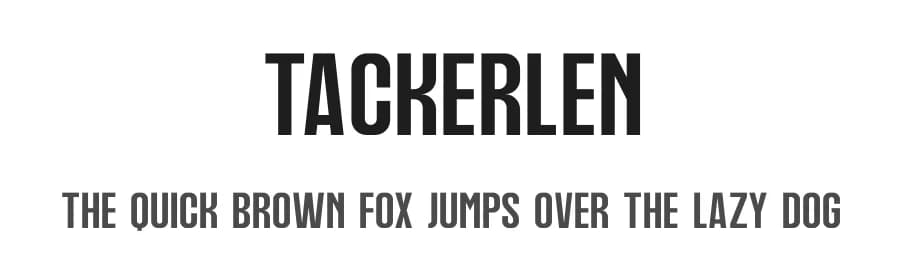 Tackerlen by Storytype Studio — Sans Serif Font