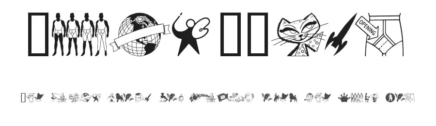 TackODing by Tack-O-Rama — Dingbats Font