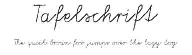 Tafelschrift by anke-art — Script Handwritten Font — thumbnail 1