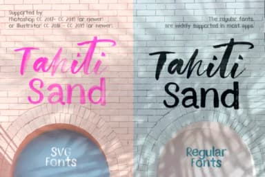 Tahiti Sand Font by Red Ink — Script Handwritten Font — thumbnail 3