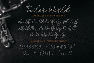 Tailor World Font by Typia Nesia — Script Handwritten Font — thumbnail 7