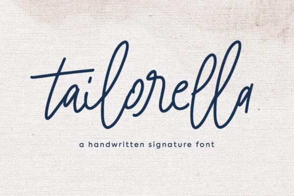 Tailorella Font by EighteenStudio — Script Handwritten Font