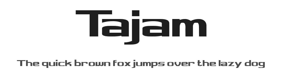 Tajam by herulogo — Sans Serif Font