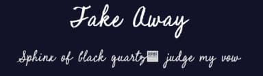 Take Away by BLKBK Fonts — Script Handwritten Font — thumbnail 2