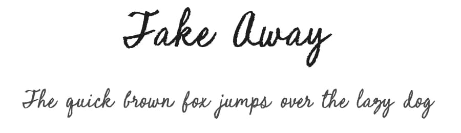 Take Away by BLKBK Fonts — Script Handwritten Font