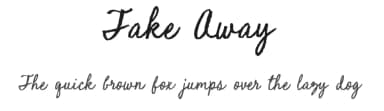 Take Away by BLKBK Fonts — Script Handwritten Font — thumbnail 1