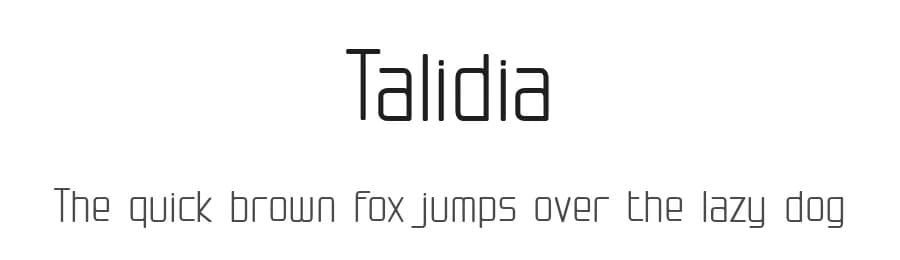 Talidia by Ronin Design — Sans Serif Font