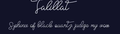 Talillat by Lontong Lodeh — Script Handwritten Font — thumbnail 2