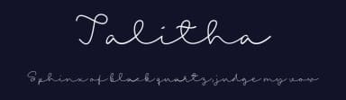 Talitha by Sandylukee — Script Handwritten Font — thumbnail 2