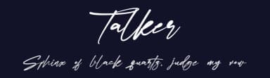 Talker by Jadatype — Script Handwritten Font — thumbnail 2