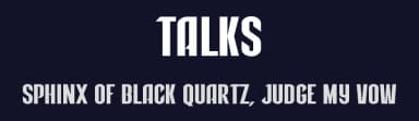 Talks by Graphicxell — Sans Serif Font — thumbnail 2