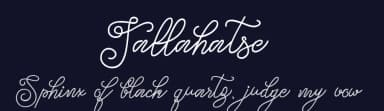 Tallahatse by Bright Rhythm Studio — Script Handwritten Font — thumbnail 2
