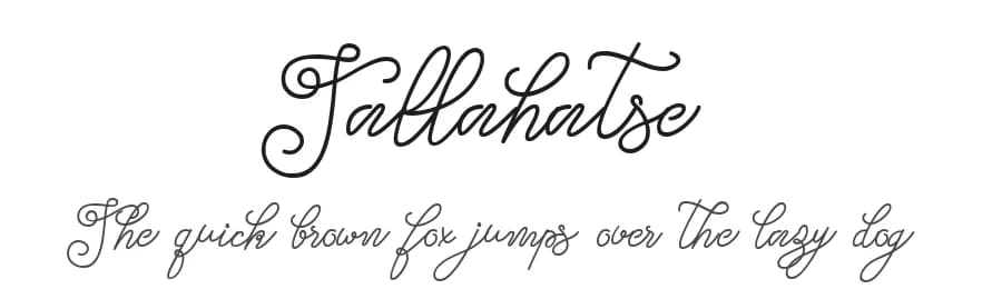 Tallahatse by Bright Rhythm Studio — Script Handwritten Font