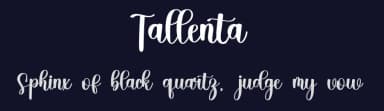 Tallenta by FreshtypeINK — Script Handwritten Font — thumbnail 2