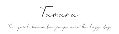 Tamara by Erik Studio — Script Handwritten Font — thumbnail 1