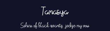 Tamasya by Chandra Chandro — Script Handwritten Font — thumbnail 2
