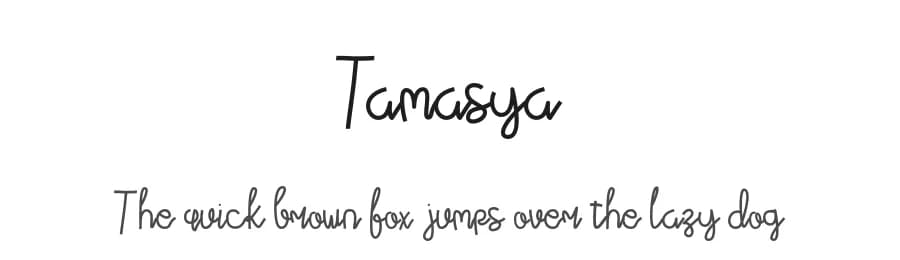 Tamasya by Chandra Chandro — Script Handwritten Font — preview 1