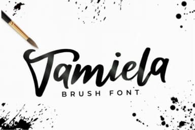 Tamiela Font by Eldertype Studio — Script Handwritten Font — thumbnail 1