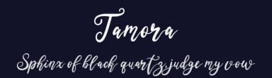 Tamora by erlosDESIGN — Script Handwritten Font — thumbnail 2