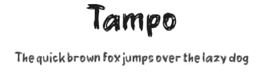 Tampo by wepfont.com — Script Handwritten Font — thumbnail 1
