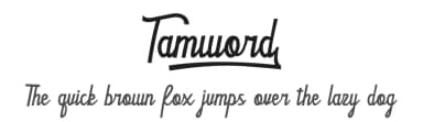 Tamword by Prioritype Co — Script Handwritten Font — thumbnail 1