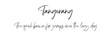 Tangerang by AminMario — Script Handwritten Font — thumbnail 1