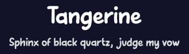 Tangerine by Hanna Bie — Script Handwritten Font — thumbnail 2