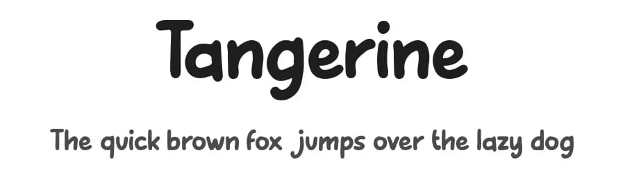 Tangerine by Hanna Bie — Script Handwritten Font