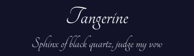 Tangerine by Toshi Omagari — Script Handwritten Font — thumbnail 2