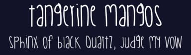 Tangerine Mangos by Des Gomez — Script Handwritten Font — thumbnail 2