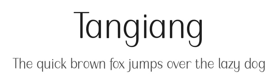 Tangiang by 7NTypes — Sans Serif Font