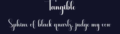 Tangible by Scratchones — Script Handwritten Font — thumbnail 2