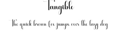 Tangible by Scratchones — Script Handwritten Font — thumbnail 1