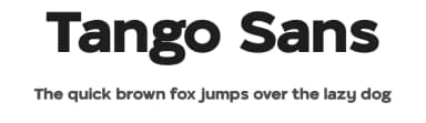 Tango Sans by Sandylukee — Sans Serif Font — thumbnail 1